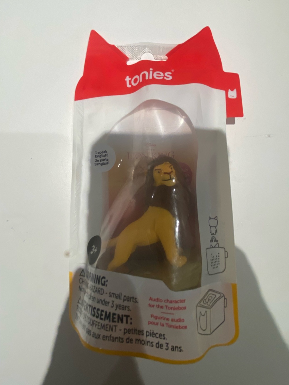 NWT Tonies Lion King Toy Figure Songs & Stories Lecture Audio NEW